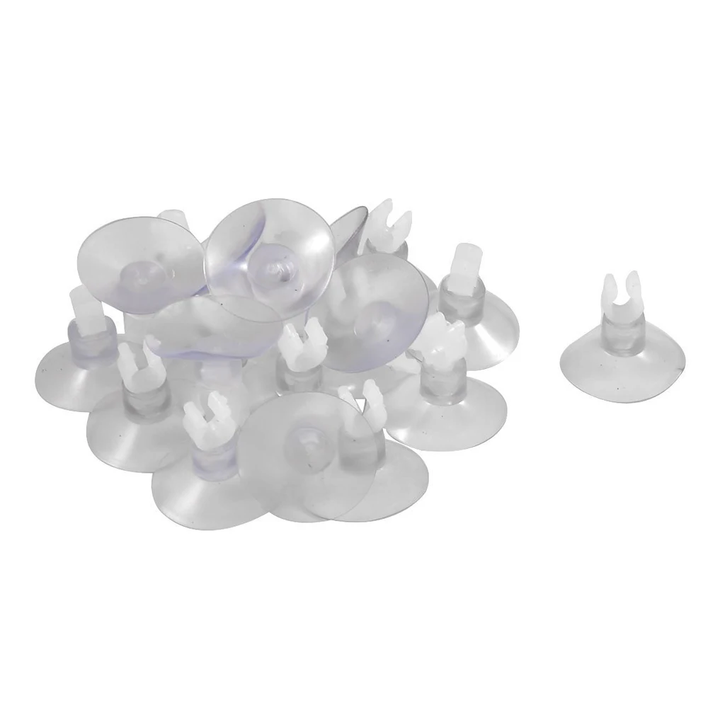 

20pcs Aquarium Clear Suction Cup Airline Tube Holders Clips Clamps