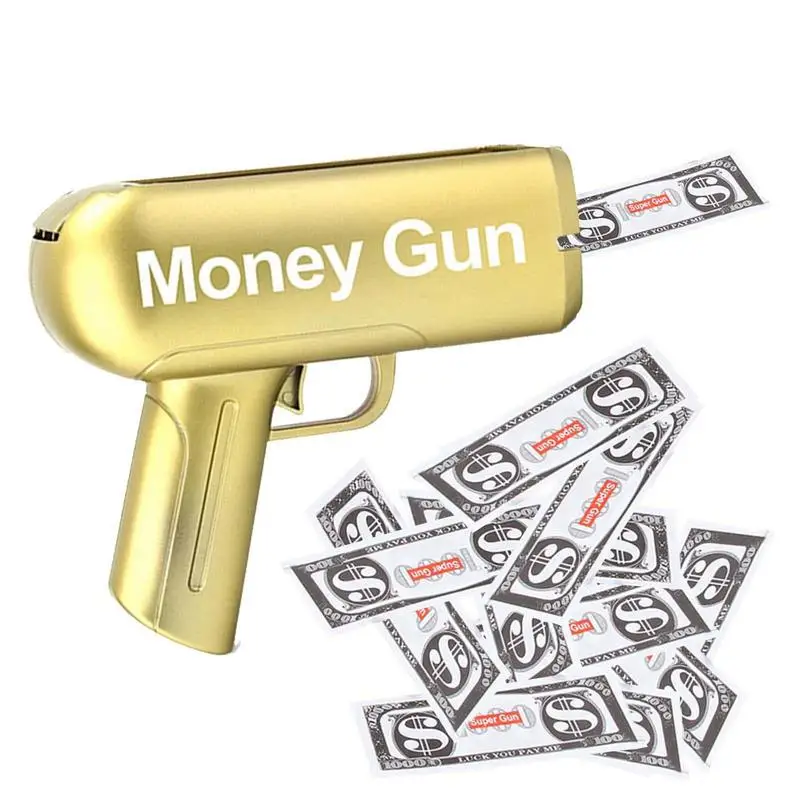 

Super Money Shooter Cash Cannon Toy Make It Rain Toy With 100 Pcs Prop Money Party Favors For Graduation Ceremony Bachelor Party