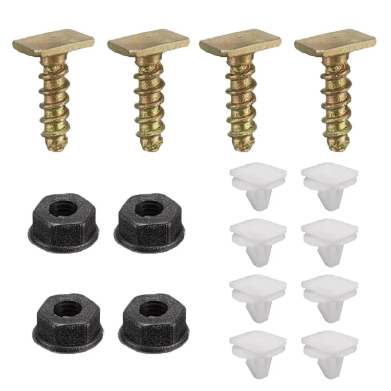 

8/16 шт., зажимы для крепления передней арки автомобиля, набор болтов с гайкой для Vauxhall Corsa C Combo 2000-2006, зажимы для крепления отделки