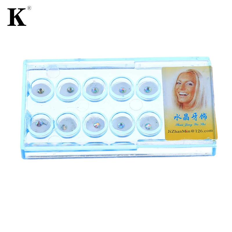 

10pcs Diamond Bur Dental Material Teeth Whitening Studs Denture Acrylic Teeth Crystal Ornament Oral Hygiene Tooth Decoration Hot