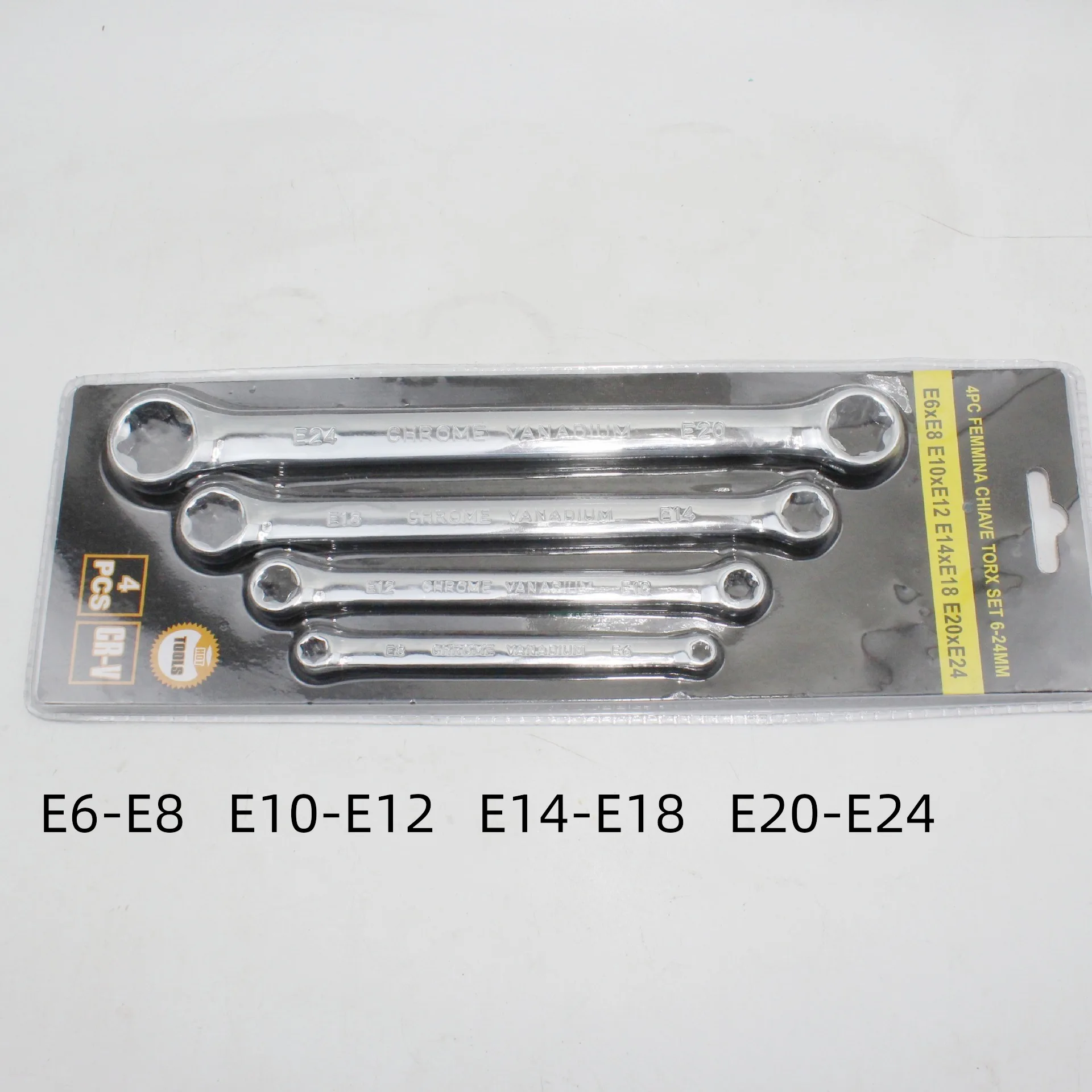 

Торцевой ключ S-типа Набор торцевых ключей U-типа Двусторонний торцевой ключ C-типа в форме луны Торцевой ключ E-типа