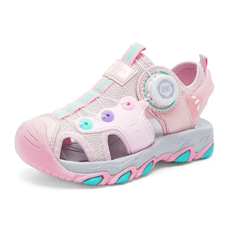 Сандалии Baotou дышащие нескользящие для мальчиков и девочек пляжные универсальные