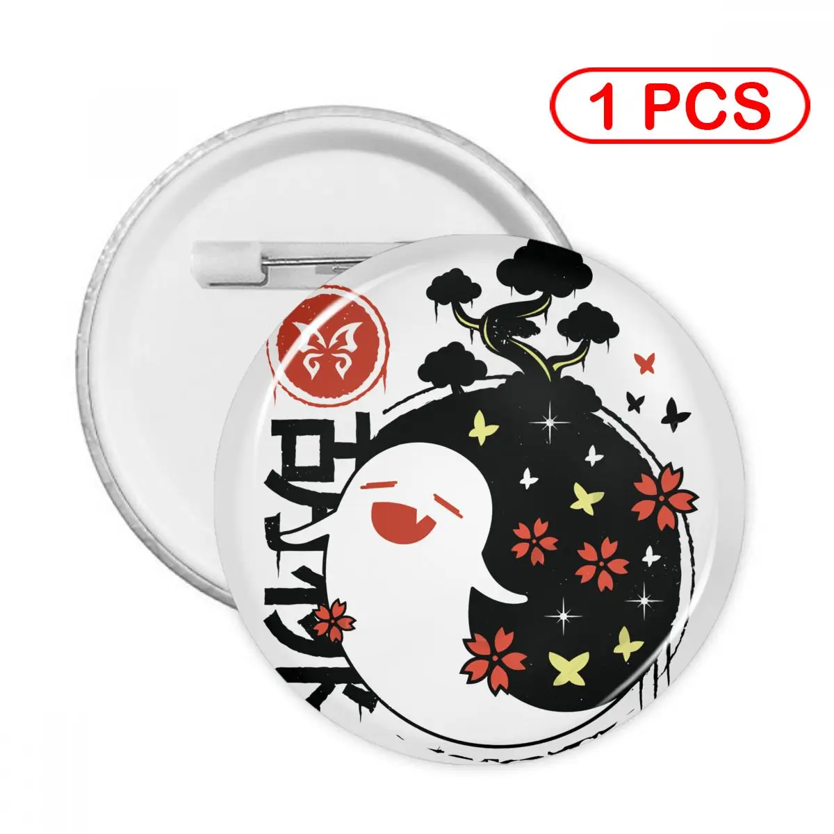 

Genshin Hu Tao Soft Button Pin Clothes Brooch Creative Pins Jewelry Decor Cute Badge Hu Tao Ghost Chibi Women Child Lapel