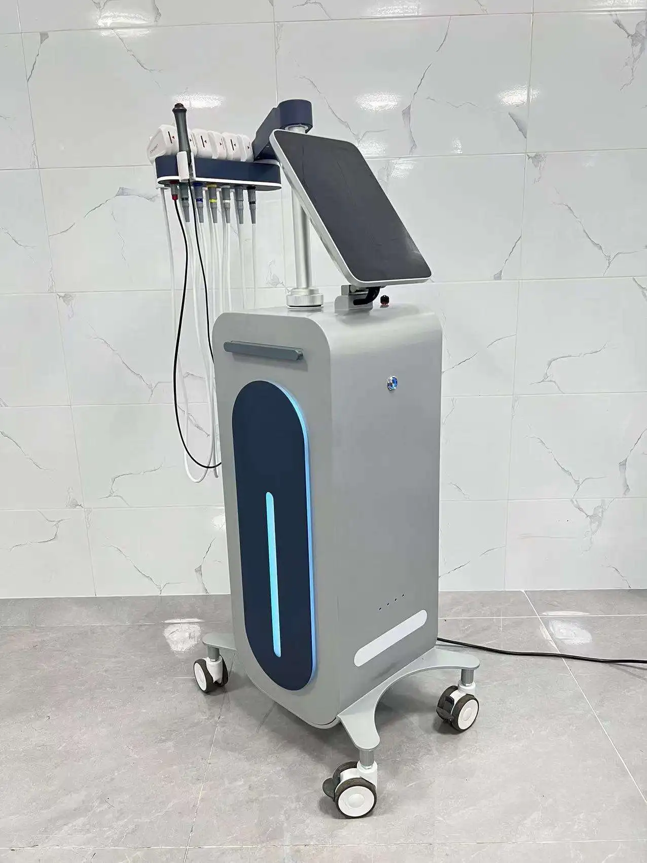 Фото EMS Вертикальный Peface RF Лифтинг-машина Микротоковое скульптурное косметическое устройство для использования в салоне подтягивания и улучшения №5