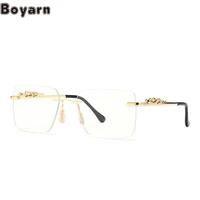 boyarn eyewear flat top narrow sunglasses modern retro sunglasses legs in jumping cheetah shape decorative sunglasses