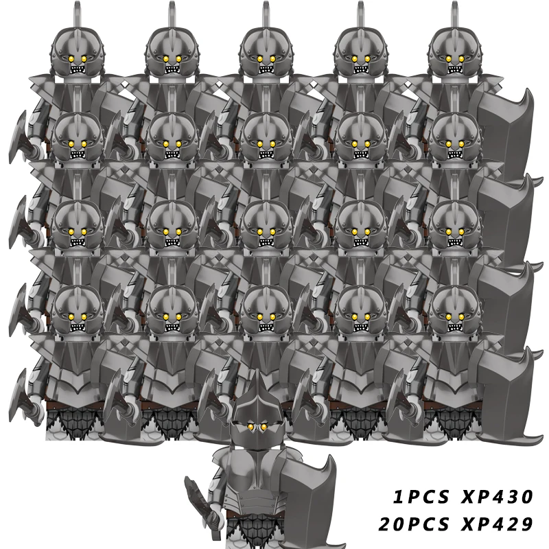 

Набор киногероев средневековых карликовых строительных блоков, 21 шт.