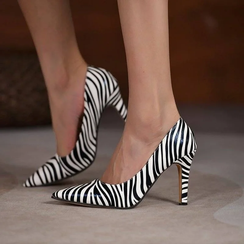 

Woman Shoes Sexy Party High Heels Pointed Toe Classics Pumps Fashion Ladies Dress Shoes Large Size Zapatos De Mujer 2023 New