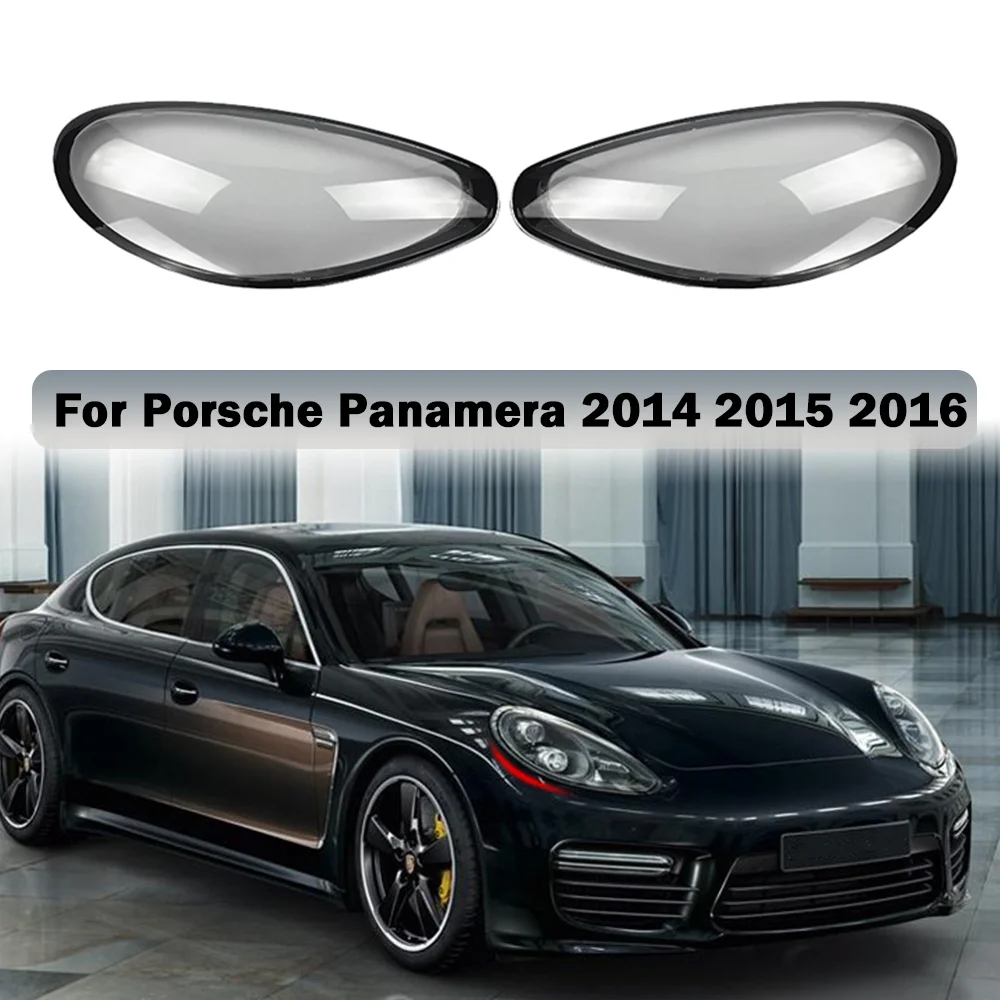 Headlight Transparent Cover Lampshade Headlamp Cover Lamp Shell Headlights Lens For Porsche Panamera 2014 2015 2016