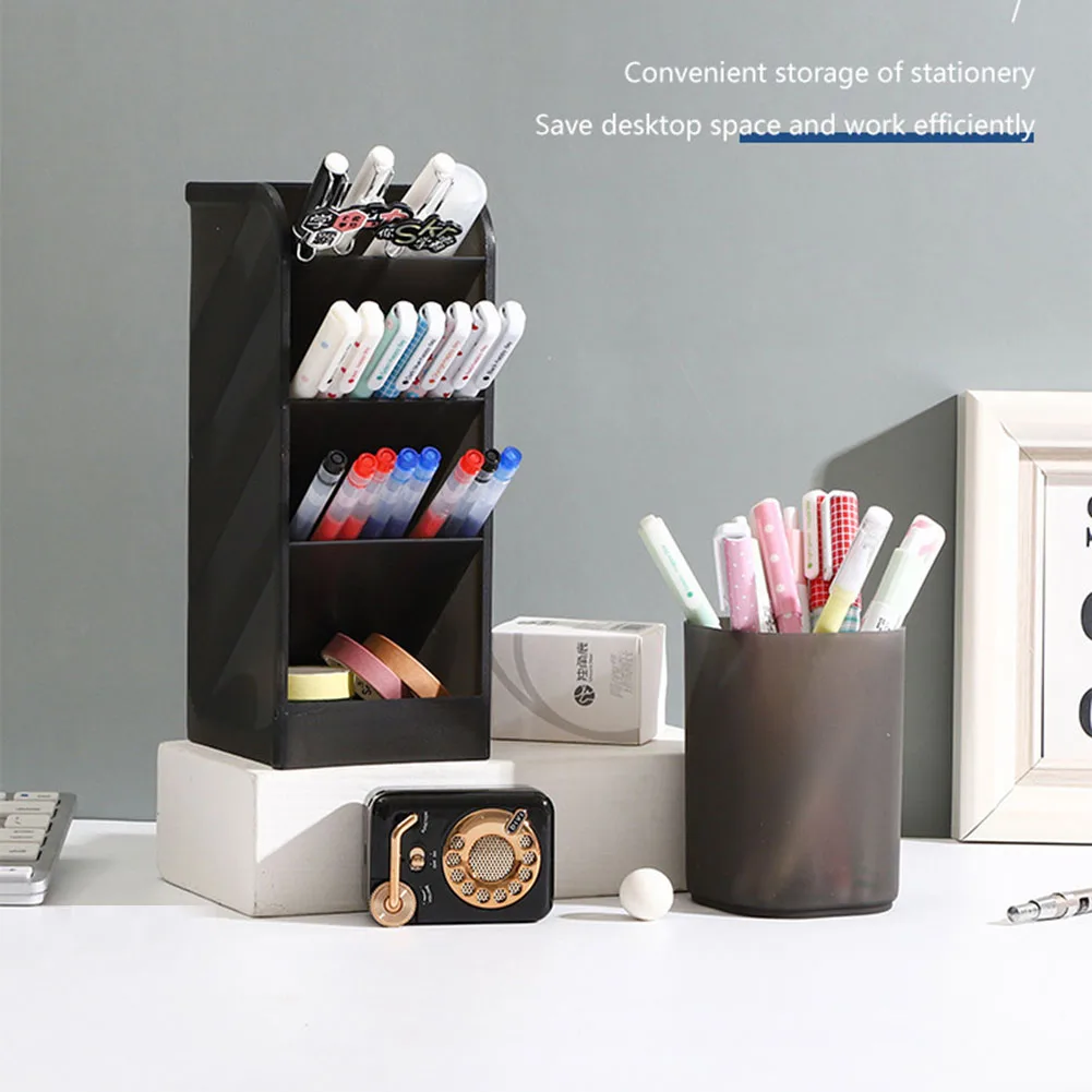 Настольный органайзер для хранения с вертикальной скошенной губной помадой