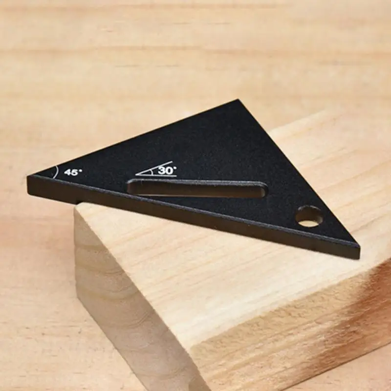 Треугольная линейка из алюминиевого сплава маленький инструмент для измерения