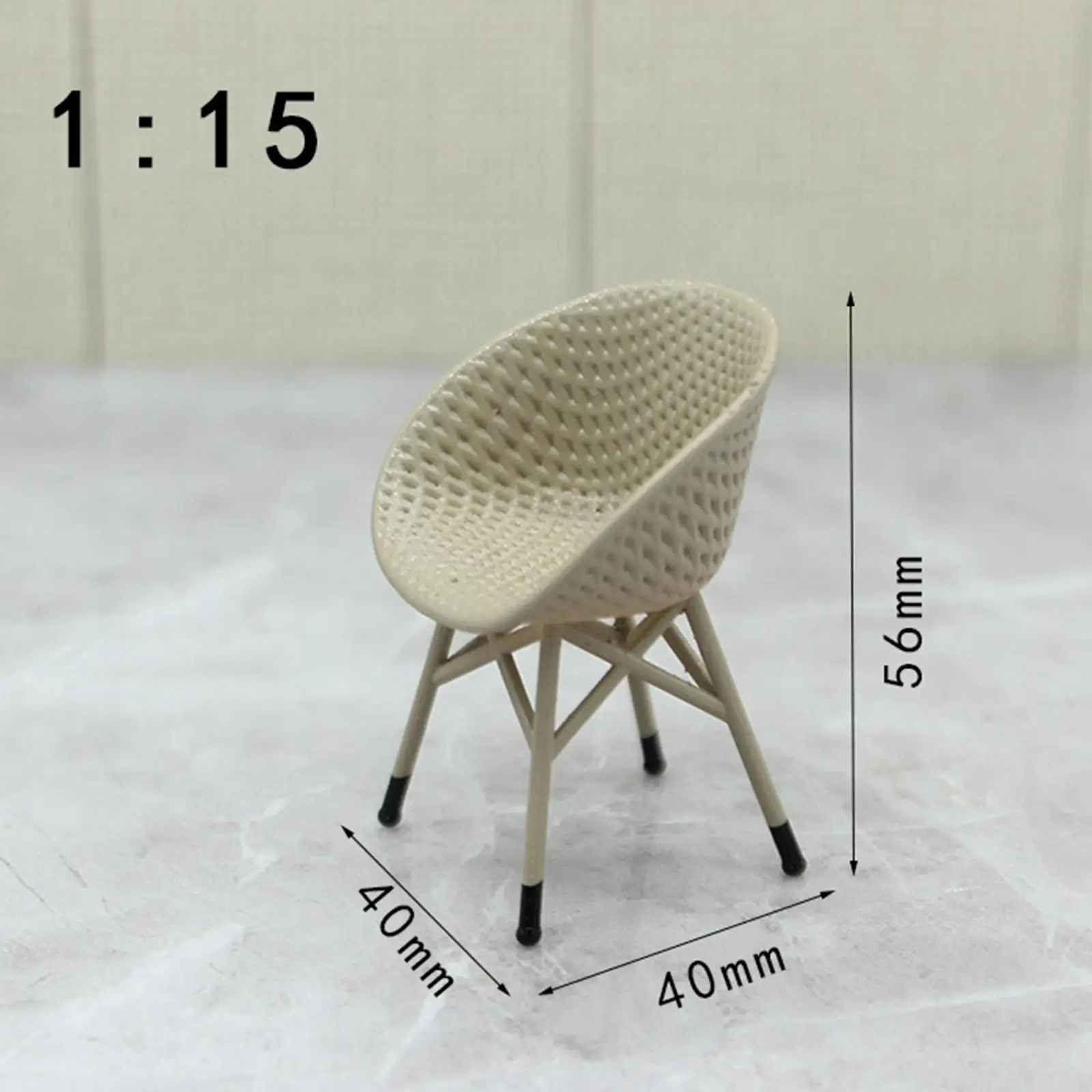 

3Pieces Dollhouse Furniture 1;15 DIY Scene Life Scene for Doll House Toy