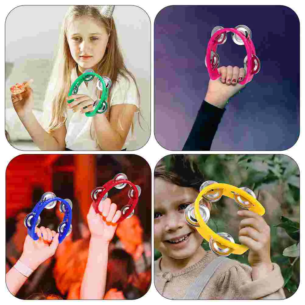 10 шт. нарисованный вручную двухрядный колокольчик детские музыкальные