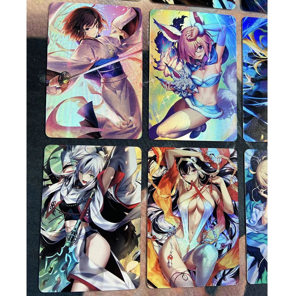 9 шт./компл. Fate/grand заказ флэш-карты ACG сексуальные кавайные Аниме Девушки FGO игры
