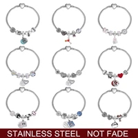 9 styles of best friends bracelet silver color love bracelet fashion women bff friendship jewelry pulseira feminina