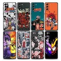 naruto sasuke kakashi sakura anime phone case for samsung galaxy s7 s8 s9 s10e s21 s20 fe plus note 20 ultra 5g silicone case