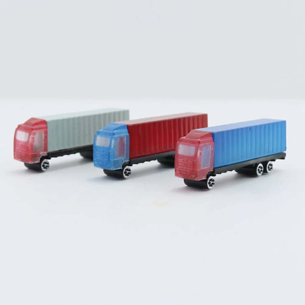 

Toy Set Truck Car Model Kids Baby Kit Plastic Toys Plaything Shipping Container Mini Toddlers