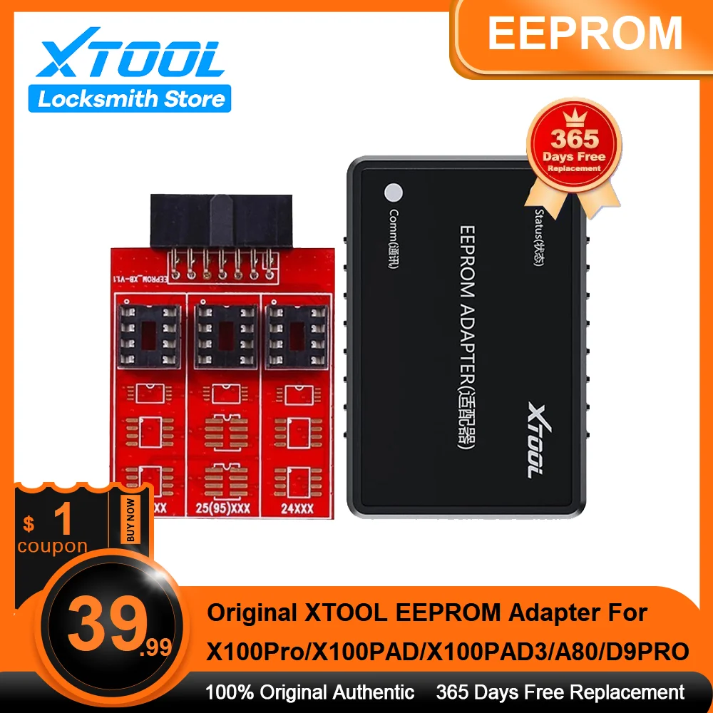 XTOOL оригинальный EEPROM адаптер Pincode чтение ключа Программирование аксессуар кода