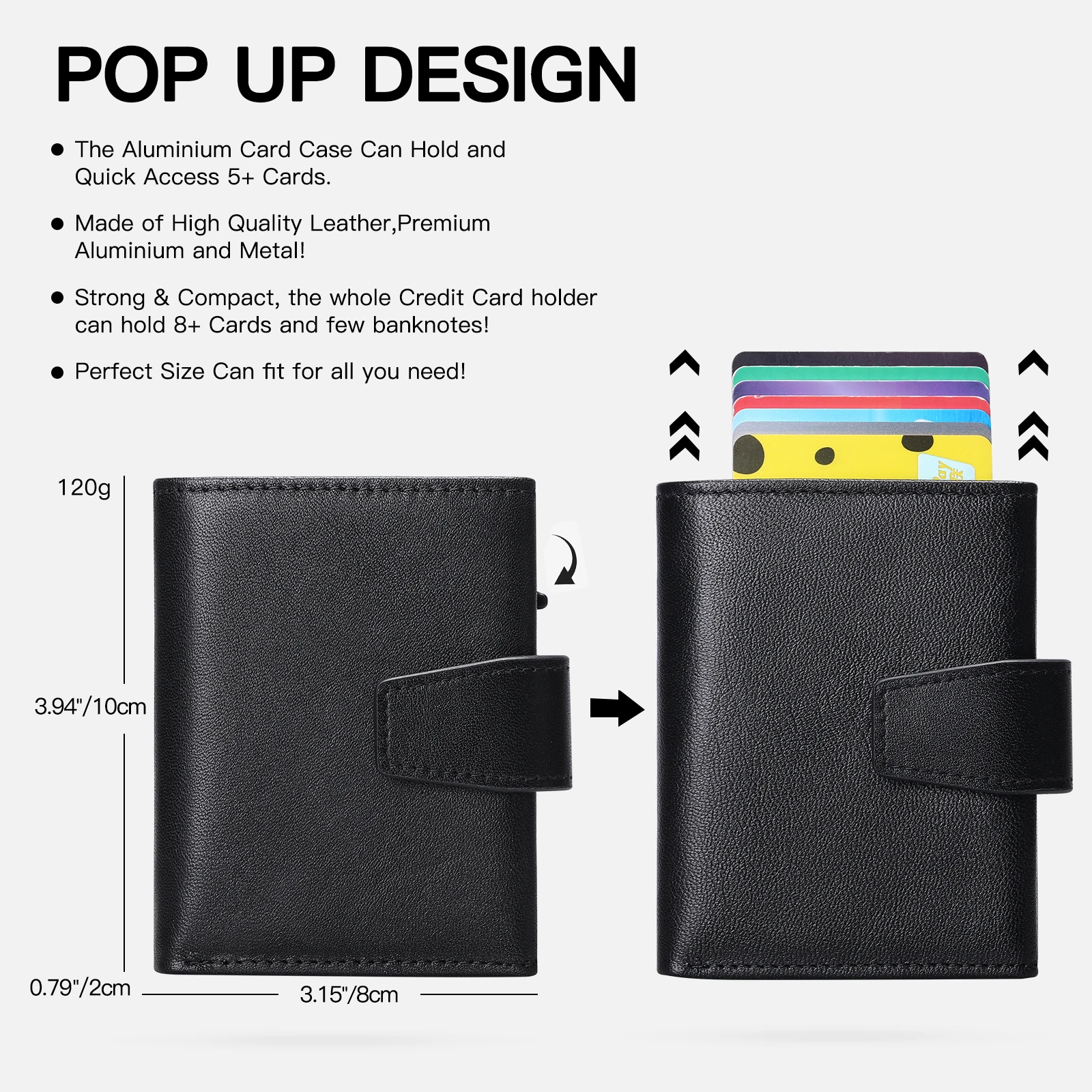 SENDEFN New Anti Rfid Credit Card Holders Smart Wallets Men Genuine Leather Purse Vintage Short  Man Purses Money Bag