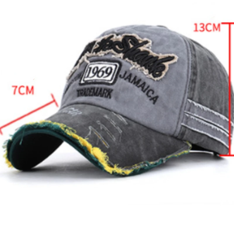 Вышитая винтажная бейсболка 1969 потертая хлопковая шапка для отца спортивная