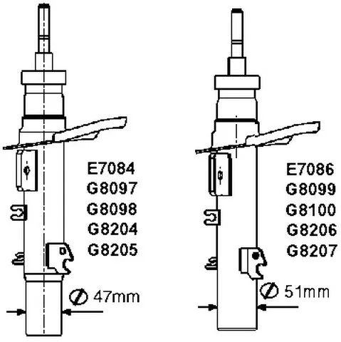 

For shock absorber ON left 07-13 PT.207
