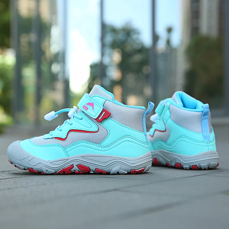 Children Outdoor Sports Shoes Anti-collision Kids Hiking Shoes Girls Footwear Non-slip Boys Teenager Trekking Climbing Shoes