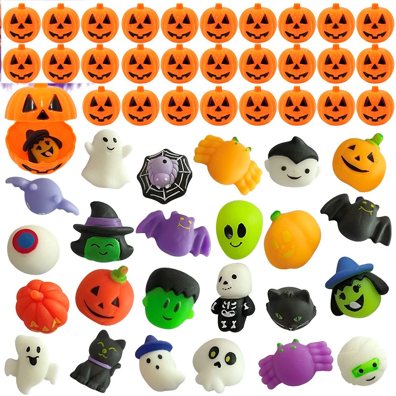 Halloween And Christmas Fidget Toy Stress Relief Toy Pumpkin Ghost Spider Anti-stress Toy For Kids Party Favors Decorations Gfit enlarge