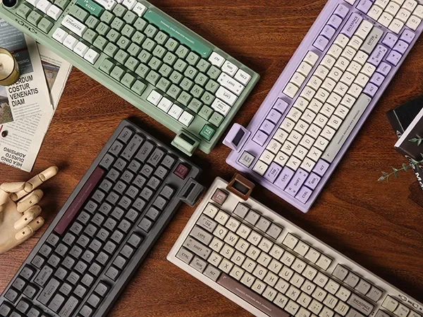 EPOMAKER RT100 95% механическая клавиатура в стиле ретро с ручкой и мини-дисплеем