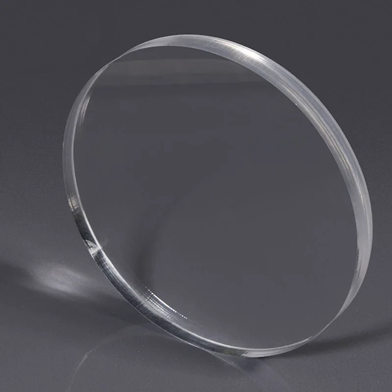 Круглый прозрачный плексиглас пластик ПММА акриловый круглый лист доска
