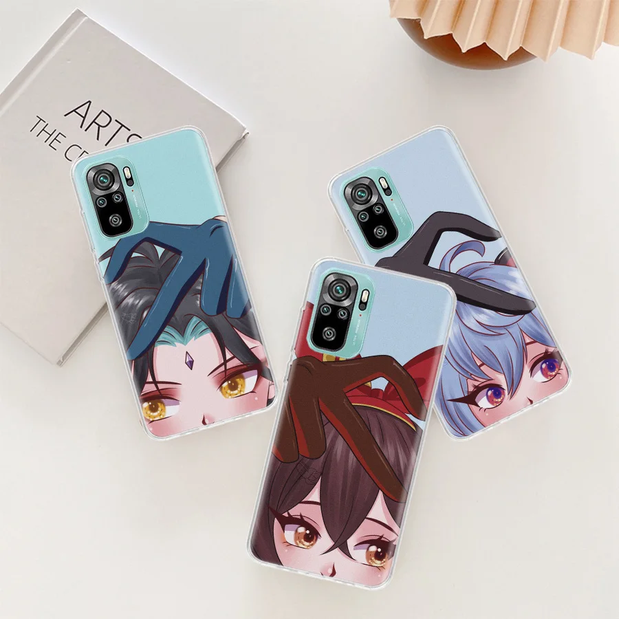

Genshin Impact HuTao Phone Case For Xiaomi Redmi 10 Prime 10A 10C 10X 9A 9C 9T 8A 7A 6A 9 8 7 6 S2 K40 Pro K30 K20 Cover
