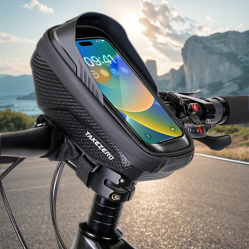 1л сумка на переднюю раму велосипеда водонепроницаемый держатель для телефона