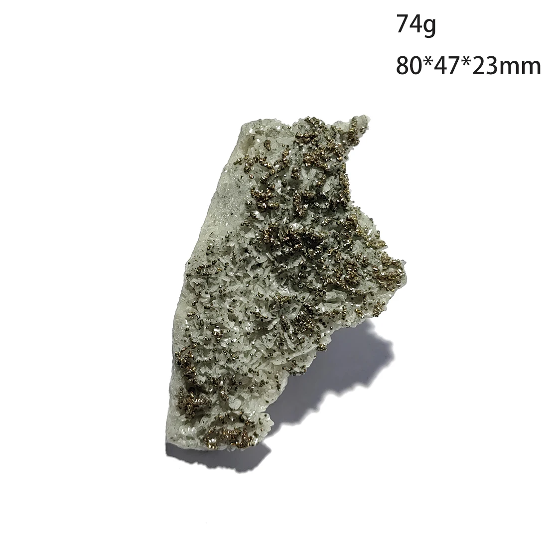 

74g C0-6C Natural Pyrite Dolomite Mineral Crystal Specimen From Hubei PROVINCE CHINA