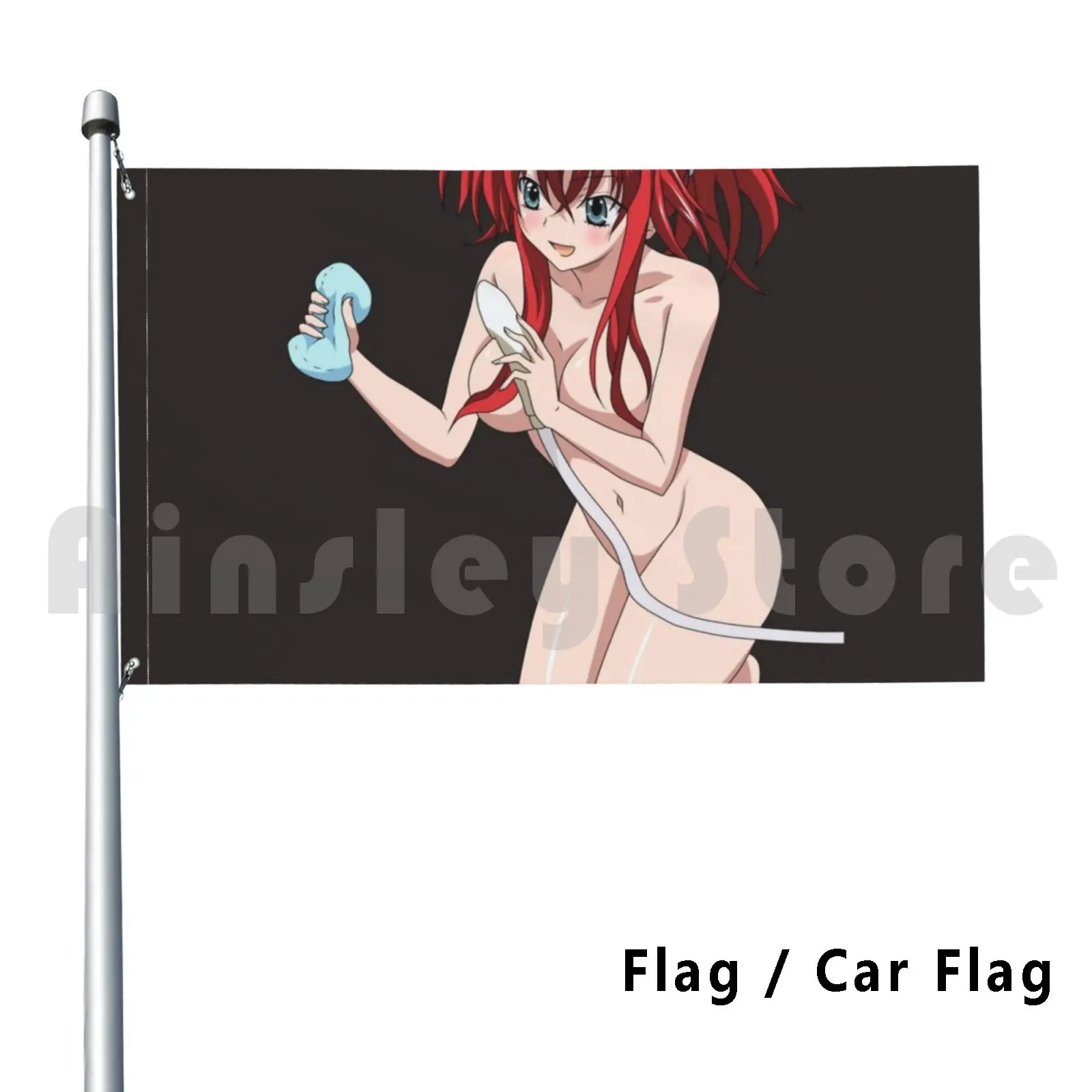 

Lewd Anime Girl-Ecchi / Hentai Babe # 7-Rias Gremory-Highschool Dxd Outdoor Decor Flag Car Flag High Quality First First