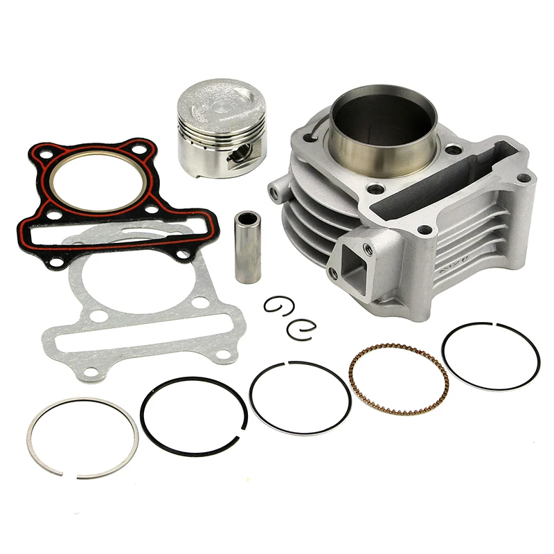 Motorcycle Engine 39mm 44mm 47mm 50mm Cylinder Kit Piston Ring Set For GY6 50 60 80 100cc Moped Scooter ATV Quad Buggy Pit Bike