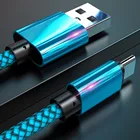 USB Type C кабель для Samsung Xiaomi Huawei 3A Быстрая зарядка USB C кабель Мобильный телефон зарядное устройство USBC Тип C кабель для передачи данных 2 м 3 м