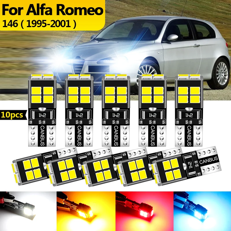 10 шт. 12 В для Alfa Romeo 146 1995 1996 1997 1998-2001 светодиодный габаритный фонарь стояночная
