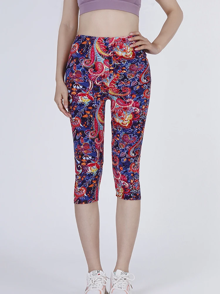 Эластичные Короткие штаны для йоги CUHAKCI с высокой талией новые летние леггинсы