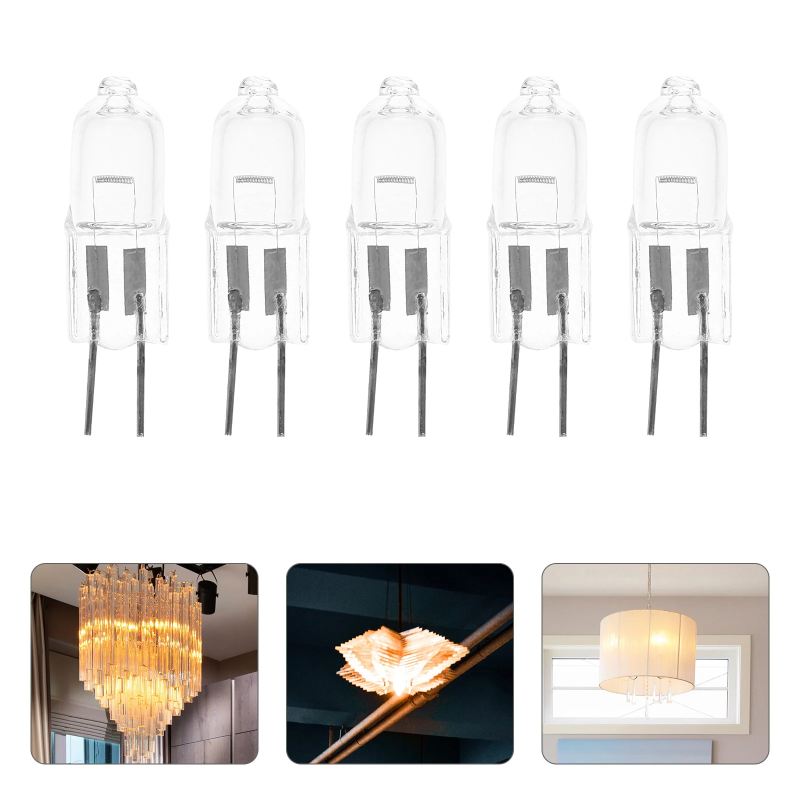 5 шт. 20 Вт 12 В 2900 К основание G4 двухконтактная хрустальная лампа галогенные лампы