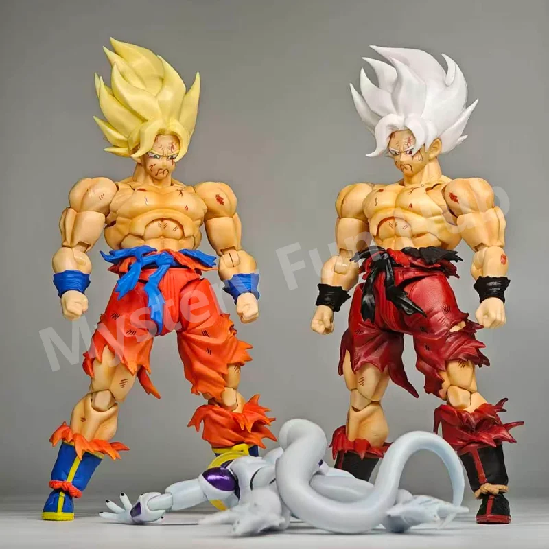 В наличии: Фигурка WY Studio Dragon Ball Z Первый Супер Сайян Гоку с эффектом боевых повреждений и набором аксессуаров. Кастомные игрушки и подарки на день рождения. (art.: 3920dc8fb91dd) - 3920dc8fb91dd