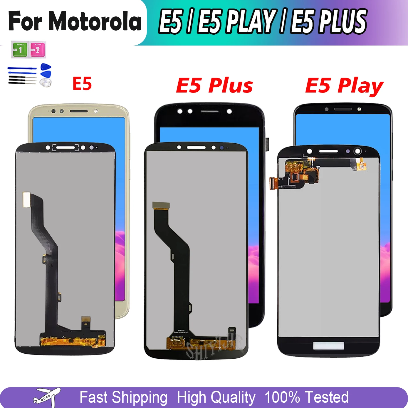Оригинальный сенсорный ЖК-дисплей в сборе для Motorola Moto E5 Plus E5Plus xt430 E5 Play XT1920 XT1921