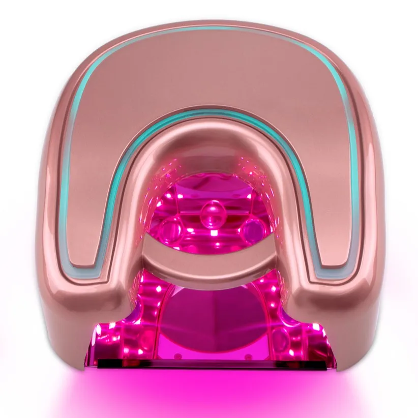 

Colorful 48W UV Led Lamp Rose Gold Rechargeable Cordless Gel Dryer Fast Curing Customize Logo Nail Lamp