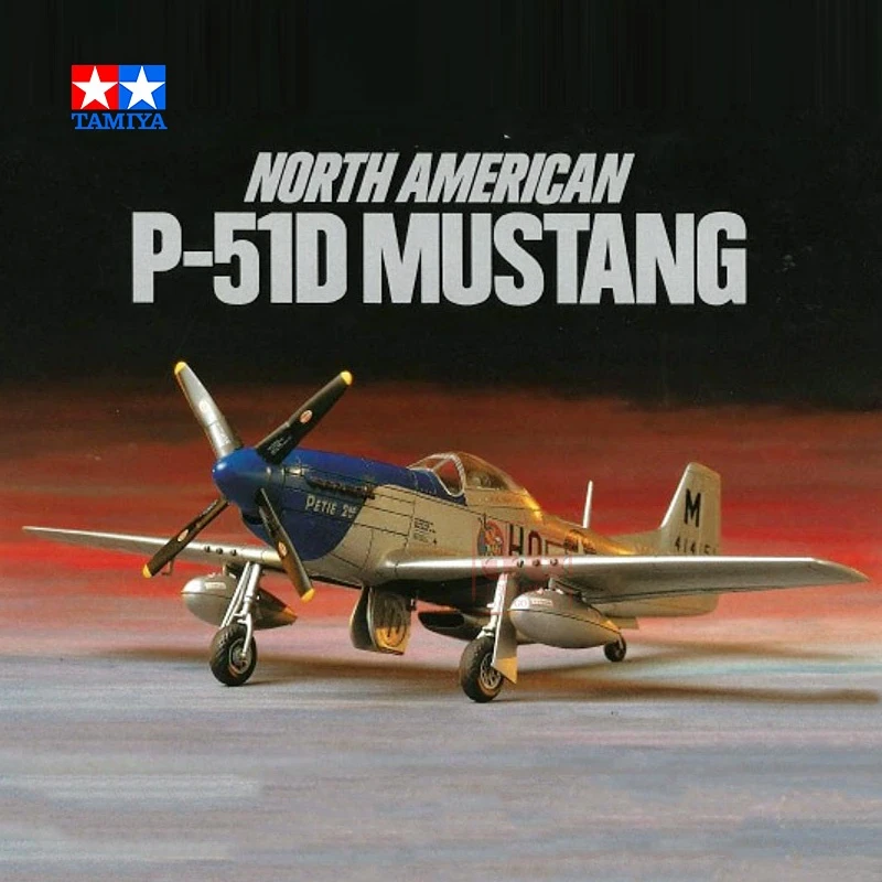 

TAMIYA 1:72 60749 P-51D Mustang Fighter Assemble Military Aircraft Model Limited Edition Static Assembly Model Kit Toy Gift