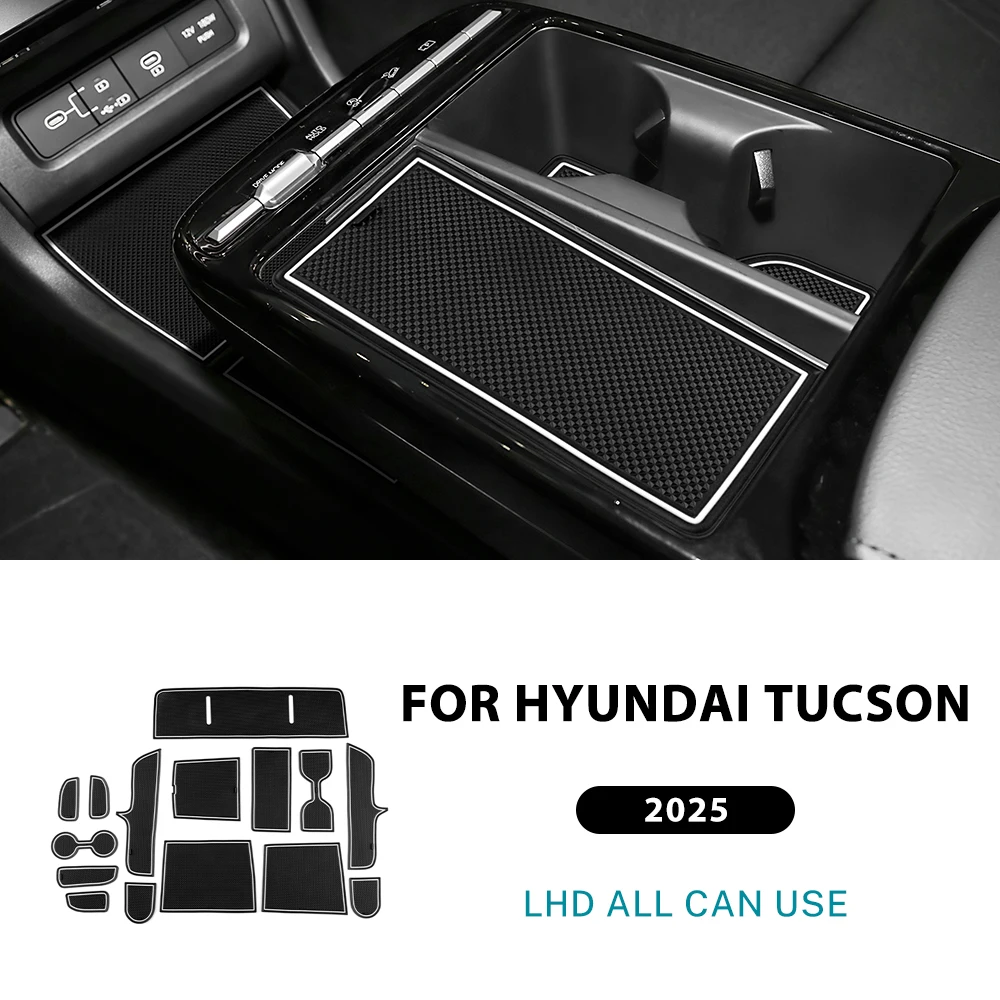 

Коврик для дверного проема KUNGKIC для Hyundai Tucson NX 2025 2026, противоскользящий резиновый коврик для дверного проема, аксессуары для Hyundai Tucson 2025