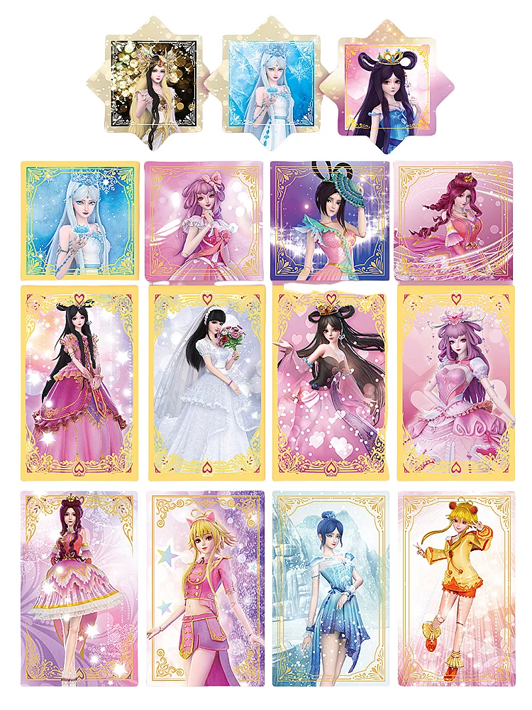 Наклейки KAYOU Ye Lo Li коллекционные карты наклейки принцессы волшебные для девочек с