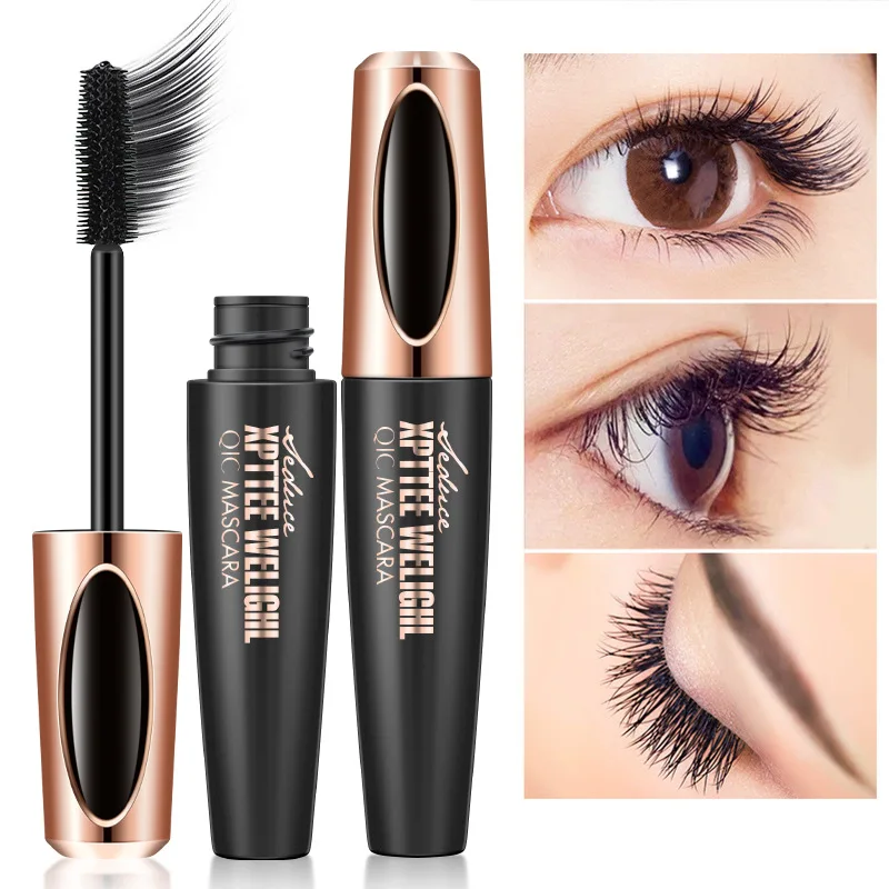 

Film Force Volumizing Mascara Waterproof Dense Slim Curling Silicone Brush Head 4D Eye Makeup Cosmetic