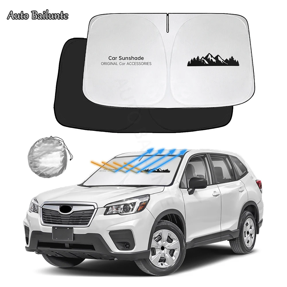 

Автомобильные аксессуары для Subaru Forester Outback Crosstrek 2019-2024, солнцезащитный козырек на переднее и заднее стекло, козырек на лобовое стекло автомобиля, защита от солнца