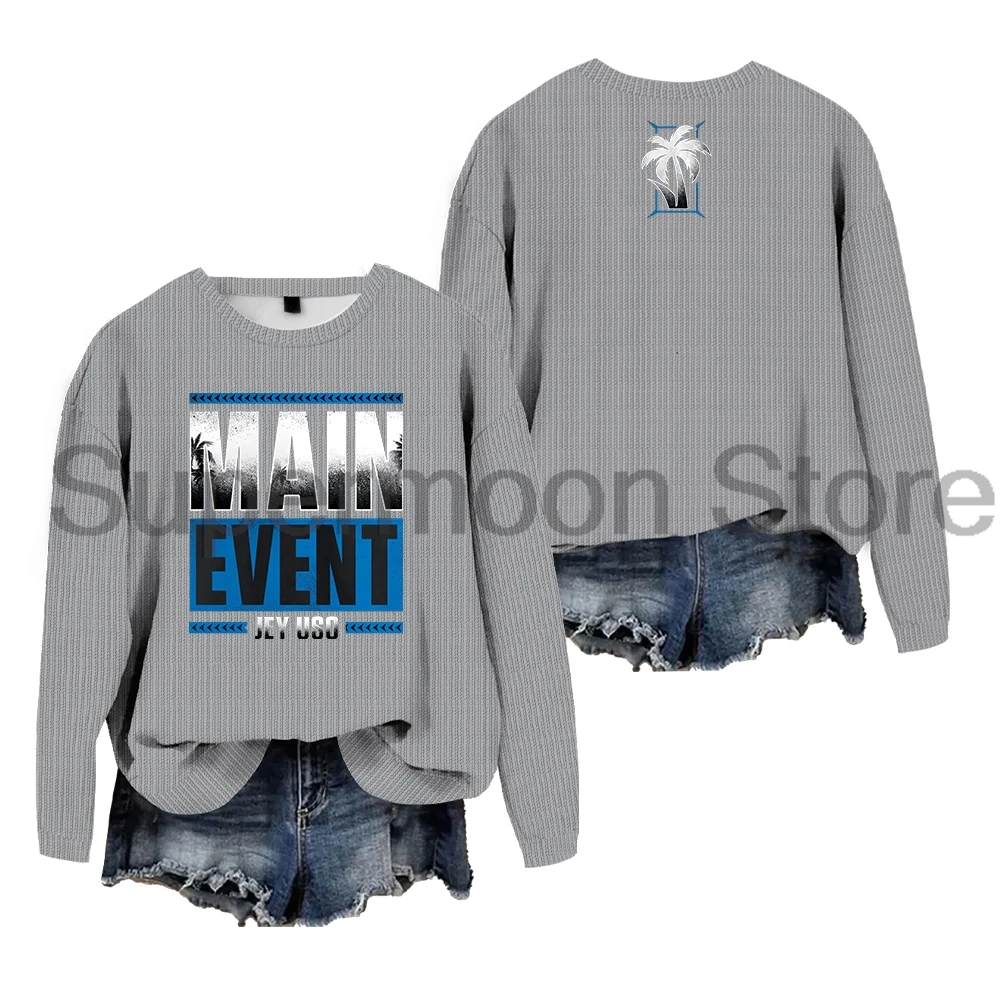 Jey Uso свитер для основных мероприятий женские вязаные джемперы с круглым вырезом