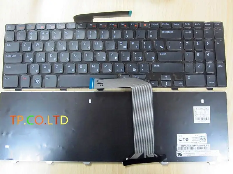 Russian Keyboard for Dell Inspiron 15R N5110 M5110 N 5110 M511R 5RD-2528 2728 2428BLACK FRAME