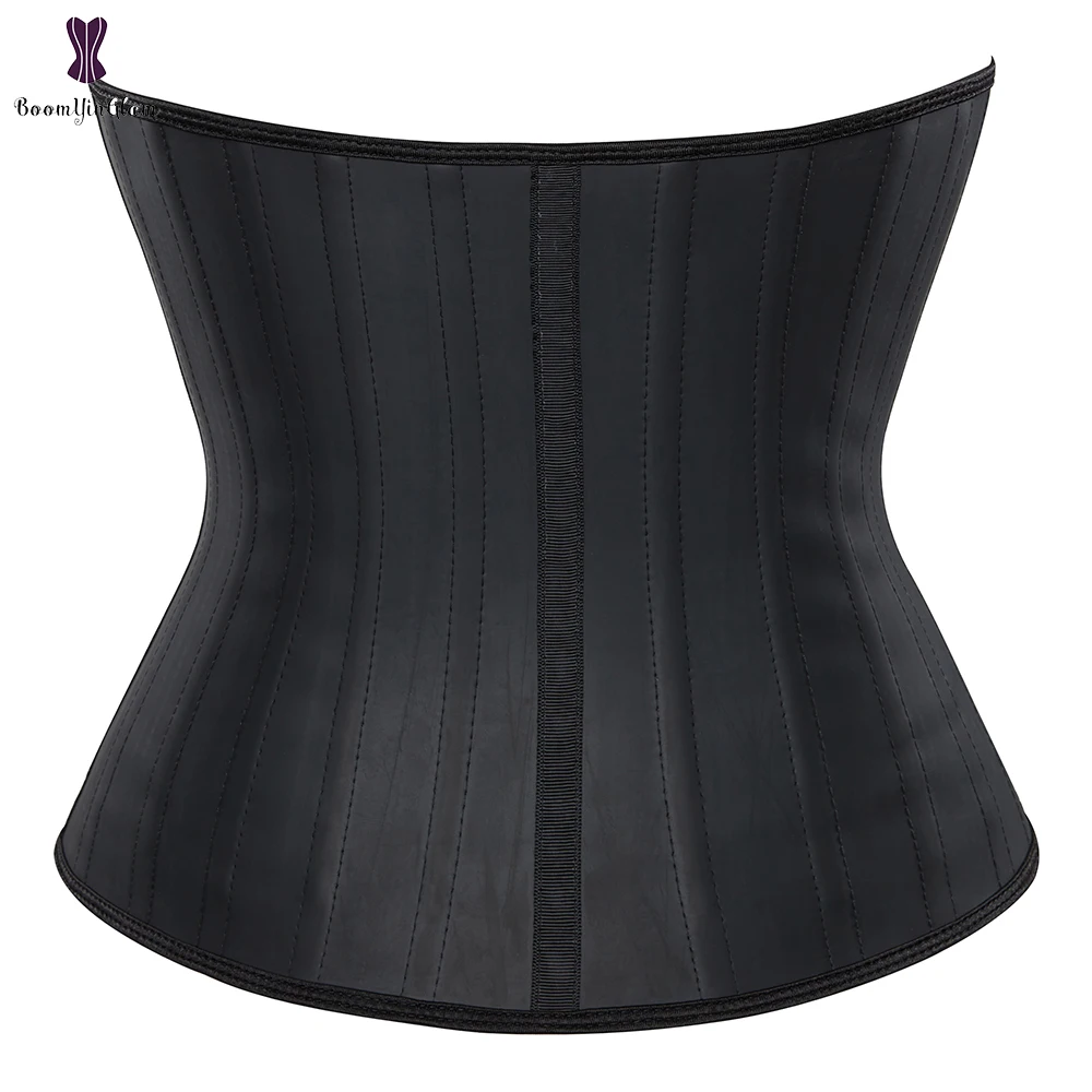 Latex Waist Trainer 25 Steel Bones Women Binders And Shapers Corset Body Shaper Colombian Girdles Slimming Belt