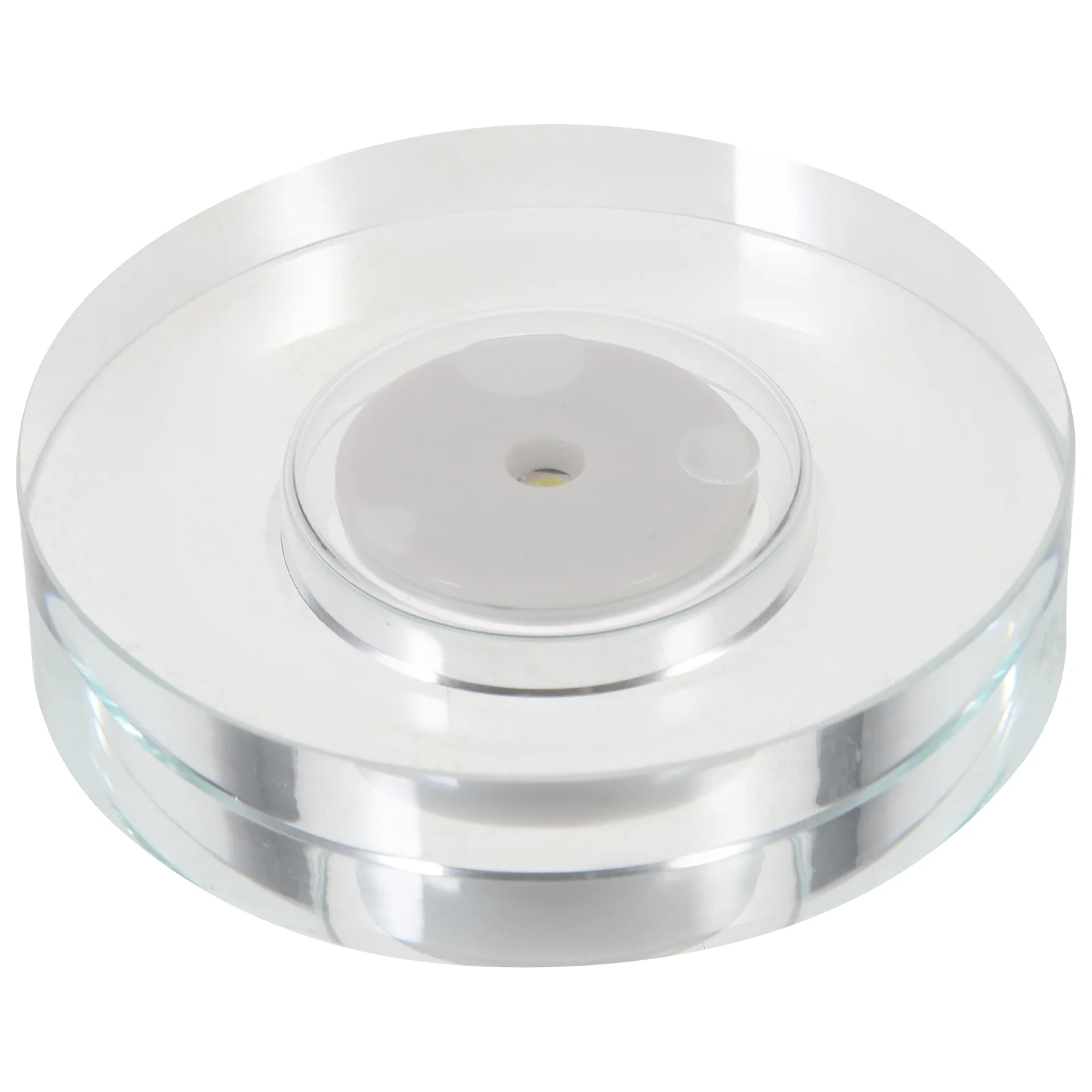 

Cocktail Bottle LED Acrylic Light Base Crystal Stand Rotating Display Plastic