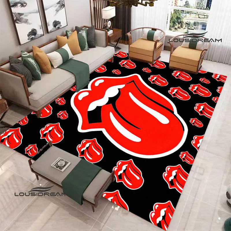 

Rolling Stones Band Retro Printed Carpet Non -slip carpet carpets for bed room moderne home dekoration outdoor rug birthday gift